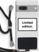 Case Company® - Google Pixel 7 Hoesje met Koord - Limited Edition - Zwart - Back Cover