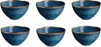 Medard de Noblat Vertigo Denim Kommen 15 cm 6 delig Stoneware