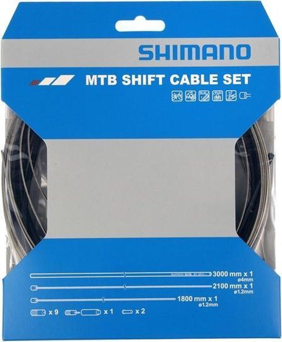 Shimano Versnellingskabelset Ot-sp41 2100 Mm Mtb Zwart