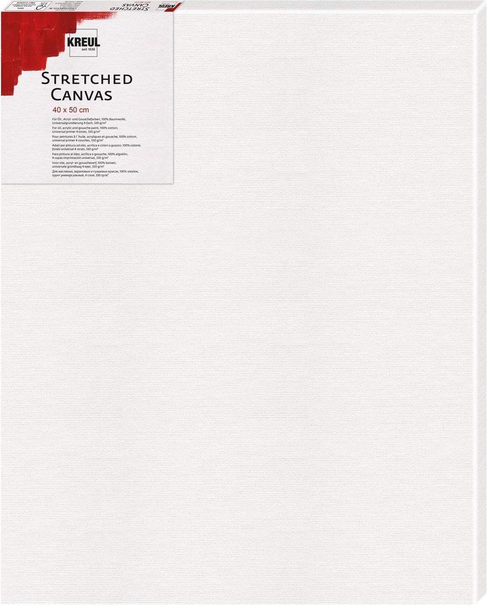 C.Kreul Stretched Canvas Frame 40 x 50 cm - Wit
