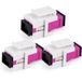 1aTTack.de 3x glasvezel keystone-connectoren OM4 (UPC of PC) SC-simplex female naar SC-simplex female multimode violet