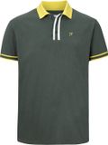 Jan Vanderstorm heren Poloshirt - 64/66 - Zilvergrijs - Grote maten