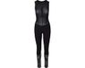 AGU Essential Dames Fietsbroek Lang - Zwart - L - Met Bretels - Reflecterend - Herfst/Winter 2021