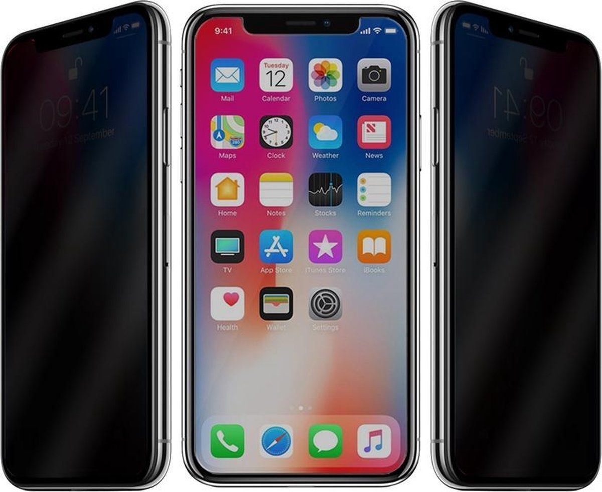 Casecentive Privacy Glass Screenprotector 3D full cover - Glasplaatje - iPhone 11