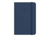 Antartik Notitieboek met elastiek, vaste omslag, A4, gladde vellen, marineblauw, 100 vellen, 80 g, FSC