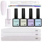 Canni - Biab Set - 10-delig - HEMA-vrij - TPO-vrij - Builder in a bottle - Builder gel - Biab nagellak - Biab set - The gel bottle biab - Gel in a bottle