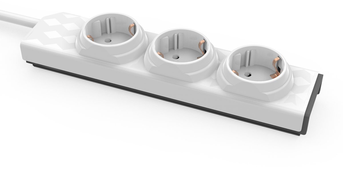 Allocacoc PowerStrip - modulaire stekkerdoos - 1 meter