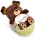 Nici Hond Slaapt In Mand Teddy 12 Cm Bruin Kinderen