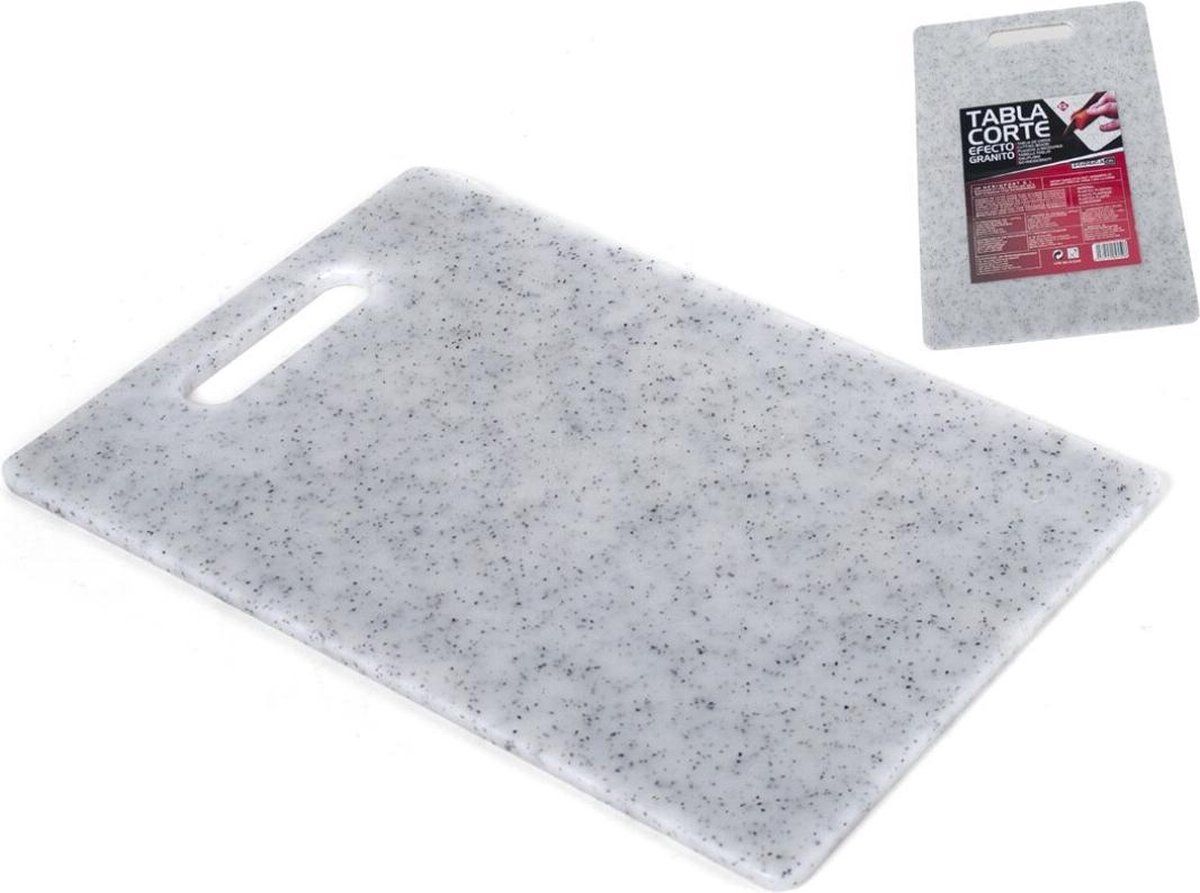 Gerim Snijplank keuken kunstof 34X24 Graniet Effect Grijs