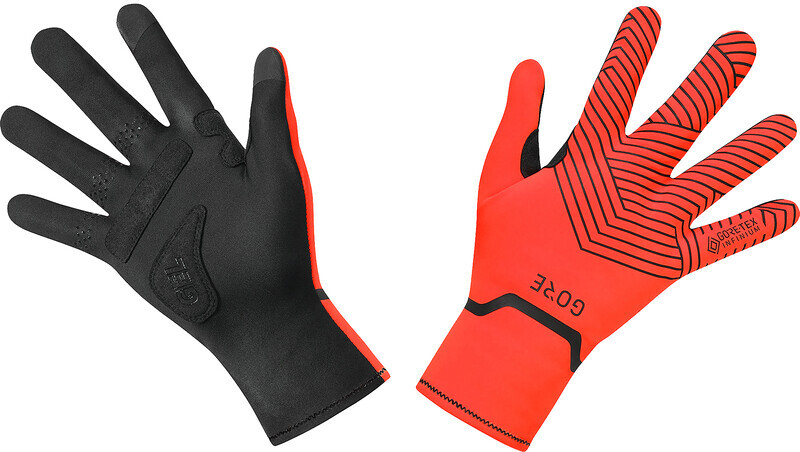 GOREWEAR GOREWEAR C3 Gore-Tex Infinium Stretch Mid Handschoenen, rood/zwart