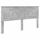 vidaXL Hoofdbord Beton Grijs 100 cm Geconstrueerd Hout
