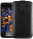 mumbi Asus Padfone 2 hoesje lederen tas case wallet, zwart