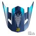 Casque SHOT RACEGEAR visière shot lite volt bleu nacré