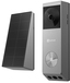 EZVIZ EP3x Pro Zilver - Draadloze Video Deurbel met Zonnepaneel - 2K HD - 32GB Opslag - AI Detectie
