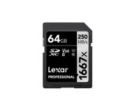 Lexar SDXC 64 Go UHS-II Classe 10 - 250 Mo/s Lecture, 90 Mo/s Écriture