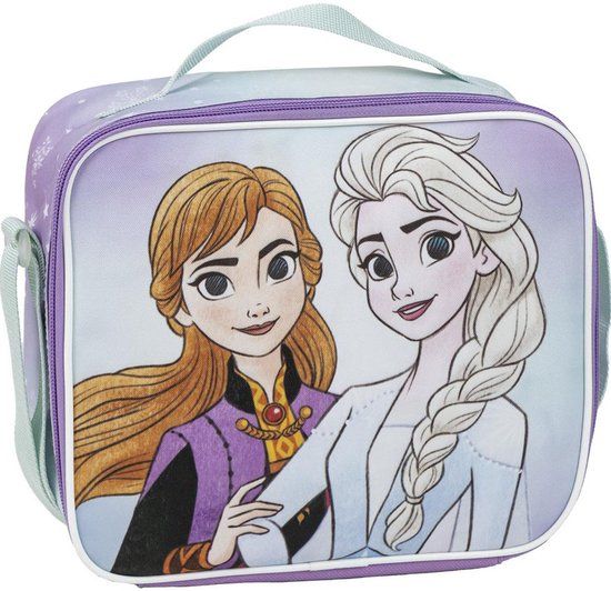 Disney Frozen Elsa & Anna Thermo Lunchtas voor School of Dagje uit (22x21x8 cm)