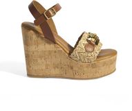 DESA Sandalen Leer Bruin Vrouwen Maat 38