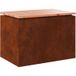 Banc de jardin banc extérieur banquette de jardin rouillé 60 x 40 x 43 cm