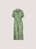 Apricot Midi-jurk met verspreide ruitjes