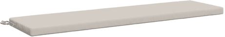 vidaXL - Coussin de banc - SOEST - 100% Polyester - Blanc - 160 x 40 x 5 cm