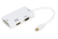 Link LKADAT18 Adapter Mini DisplayPort Male 1.2 to DVI + HDMI 4Kx2K + VGA Female