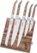 Laguiole Style de Vie Messenblok Luxury Line - 5-delig - Olijfhout - Messenset met houten messenblok