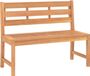 vidaXL Banc de jardin 114 cm teck massif