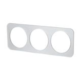 Glowster Aluminium wandbord Duits/Frans met 3 sleutels, zilver