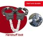 Chaîne antivol avec menottes – Antivol pour vélo et e-scooter – 56 cm – Protection contre le vol – Haute sécurité – Durable