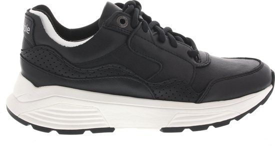 Xsensible Golden Gate Lady Black - Dames Veterschoenen - Maat 39