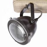 Brilliant CARMEN WOOD - Plafondlamp - Bruin;Zilvergrijs