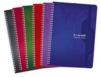 Clairefontaine Calligraphe 2407C Spiraalschrift - A4 - 50 Pagina's - Verschillende Kleuren - Spiraalgebonden - Softcover