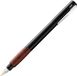 LAMY accent vulpen 098 – vulpen in zwart, hoogglanzend lakfinish met verwisselbaar gripstuk van bruyèrehout en 14 kt. gouden penpunt, gedeeltelijk verguld – penpuntbreedte OB