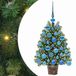 vidaXL Kunstkerstboom - Groen - 75 cm - PE en PVC