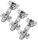 Sotech Set van 3 BLUM hoekscharnieren 71B3550 110° met automatische sluiting incl. montageplaten met excentrische verstelling 173H7100