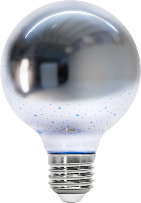 BES LED LED Lamp - Aigi 3D Firework - E27 Fitting - 4W - Warm Wit 1800K - Titanium