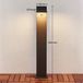 Lucande - LED buitenlamp - 1licht - aluminium, kunststof - H: 100 cm - grafietgrijs (RAL 840-M), wit - Inclusief lichtbron