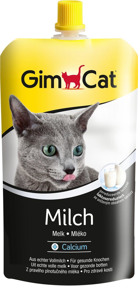GimCat Gimpet Kattenmelk Pouch Hersluitbaar - 200 ml