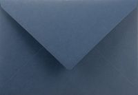 Netuno Gladde blauwe enveloppen A5 - 162 x 229 mm - C5 - 20 stuks - NK natgelijmde - 115 gram - Sirio Color