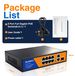 Commutateur Gigabit PoE 8 ports