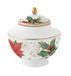 EASY LIFE Suikerset 25 cl van porselein, POINSETTIA & Berry