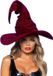 Leg Avenue Velvet ruched witch hat