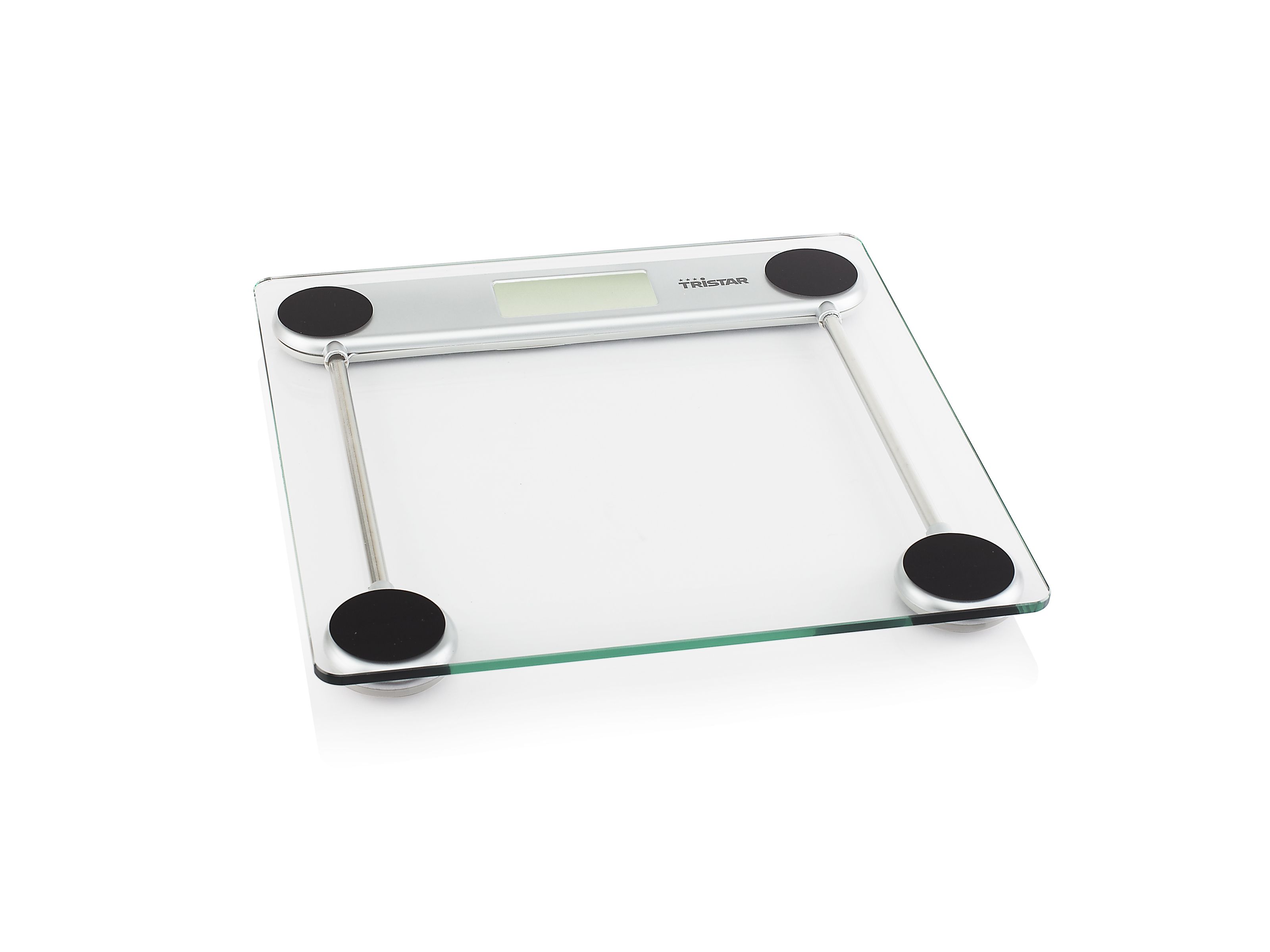 Tristar WG-2421 - Digitale Personenweegschaal - Zilver/Transparant - Tot 150 kg