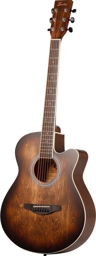 Fazley W55-COL-BR ColourTune western gitaar bruin