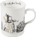 V&A Alice in Wonderland mok, porselein, 0.4 L, wit