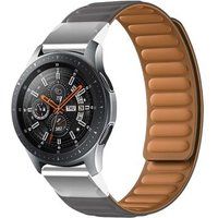 Armband SZSMART Magnetische met sterke verbinding voor Samsung Galaxy Watch Bluetooth 45 mm grijs