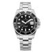 Jacques du Manoir JWG02801 - Heren - 43 mm - Zwart/Zilverkleurig