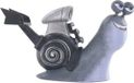 Comansi Turbo - figurine de jeu escargot Wiplash - 8,5 cm - plastique