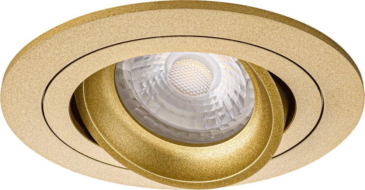 Philips Premium Inbouwspot Erne Goud Ronde spot Extra Warm Wit (2700K) Met LED