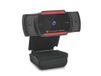 Conceptronic AMDIS 1080P FHD Webcam - Zwart/Rood